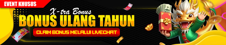 BONUS SPESIAL ULANG TAHUN DARI KONEK4D DENGAN MIN DEPO 5K